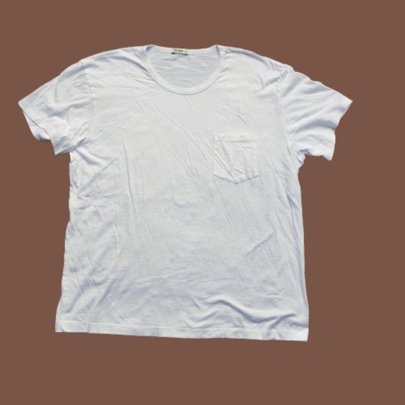 NWOT Buck Mason White Pocket Tee XL  Heritage Crew Neck Classic Fit - Picture 1 of 4